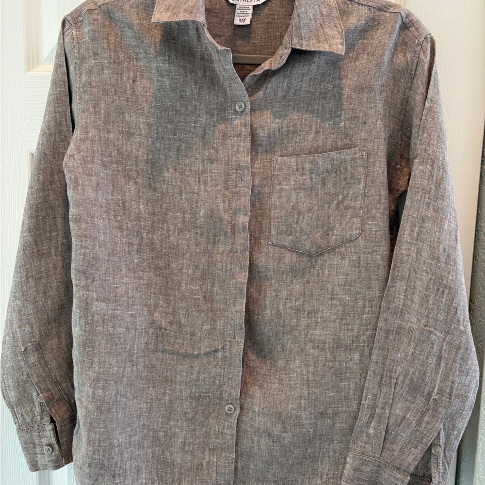 Athleta linen shirt